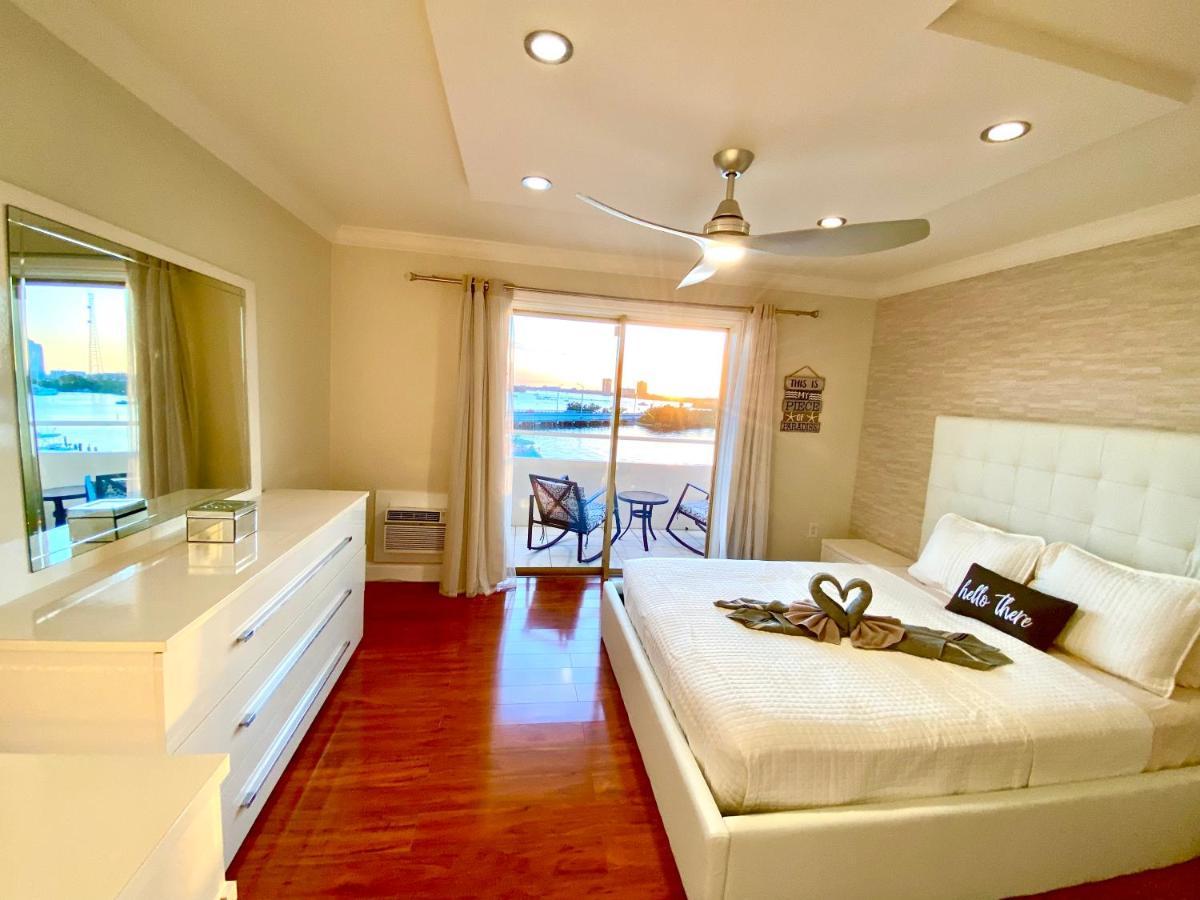Deluxe Waterfront One Bedroom Apartment With Miami Skyline View, Free Parking 5 Mins Drive To Miami Beach Kültér fotó
